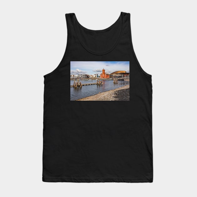 Mermaid Quay, Cardiff Bay, Wales Tank Top by dasantillo